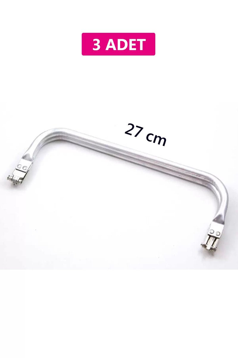 Gizli Metal Çanta Bursu – 3 Adet - 27 cm - Metal Çanta Aparatı Çanta Aksesuarı