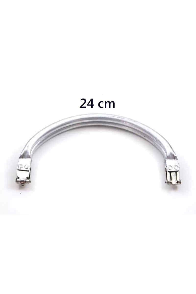 Gizli Metal Oval Çanta Bursu – 24 cm - Metal Çanta Aparatı Çanta Aksesuarı