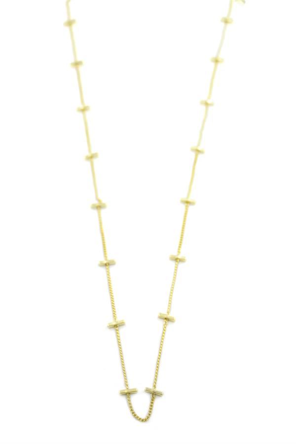 Çubuk Kolye - 45cm - Altın - Altın