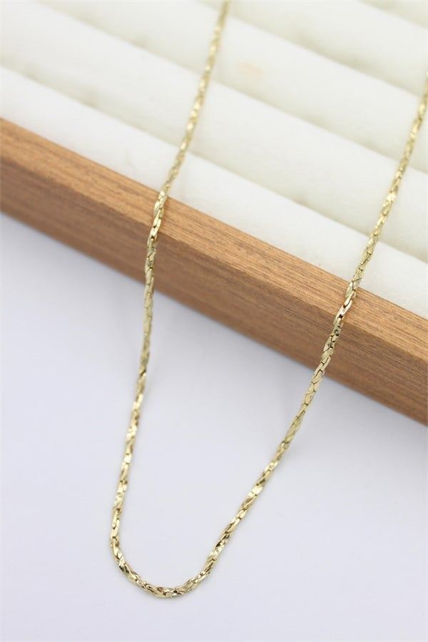Xuping Zincir Kolye - 45 cm - Altın - Altın