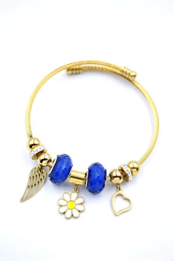 Papatya Charm Bilezik - Altın - Altın