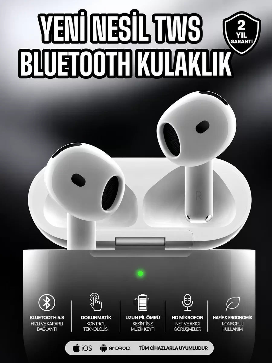 Kablosuz Bluetooth Kulaklık TWS ANC Özelliği Yüksek Ses Kaliteli