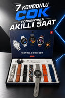 Akıllı Saat 7 Kordonlu Yeni Nesil Arama Cevaplayan Çok Fonksiyonlu - 1