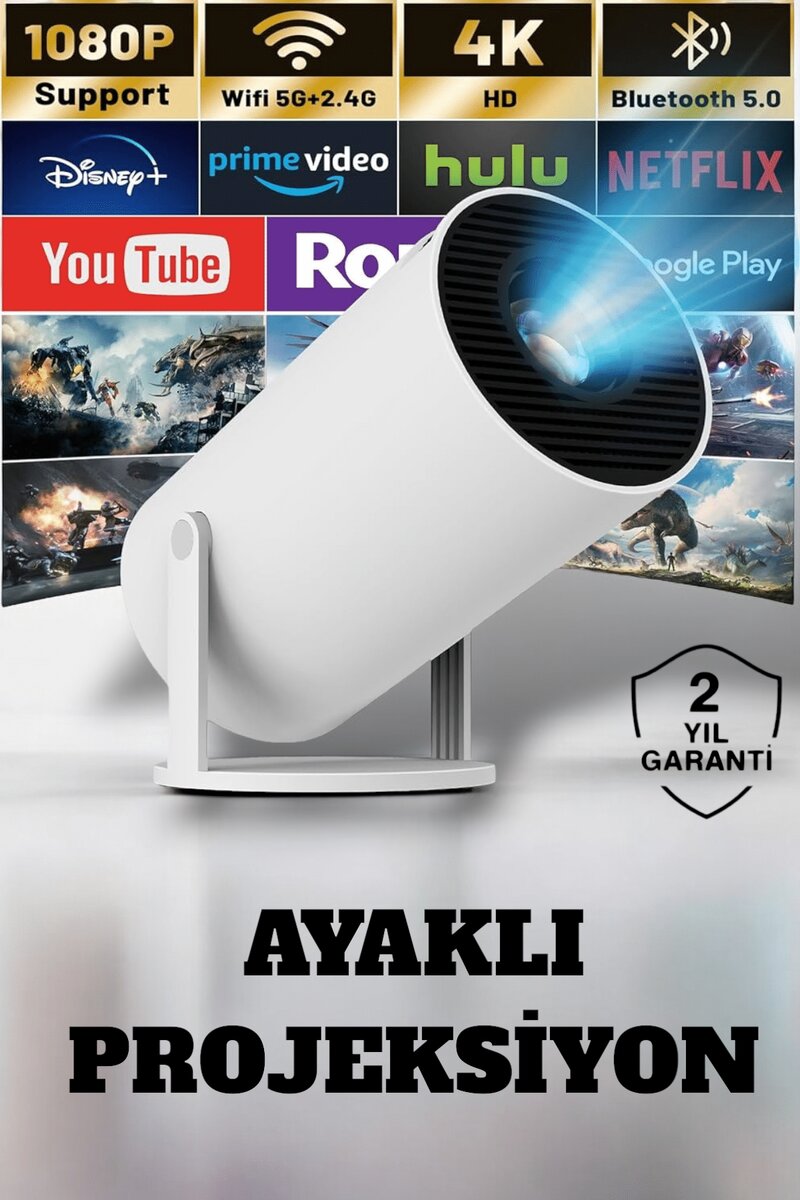 Hdmı ve Full HD Teknolojili 160 Ansı Lümen Kablosuz Projeksiyon