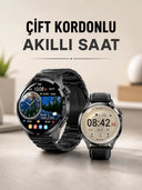 Çift Kordonlu Yüksek Çözünürlüklü Akıllı Saat Uyku İzleyici & Spor Modları - 1