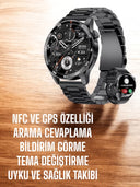 Çift Kordonlu Yüksek Çözünürlüklü Akıllı Saat Uyku İzleyici & Spor Modları - 3