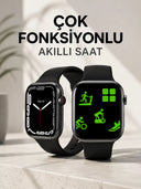 Akıllı Saat Tema Değiştirme Uyku ve Sağlık Takibi Sesli Asistan Bildirim Görme - 1
