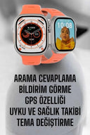 Akıllı Saat GPS Sağlık Ve Uyku Takibi Arama Cevaplayan Bluetooth Bağlantılı - 2