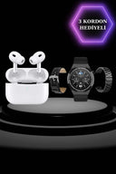Aynalı Bluetooth Kulaklık Yeni Nesil Akıllı Saat Titreşimli Nabız Ölçer Spor Modları - 4