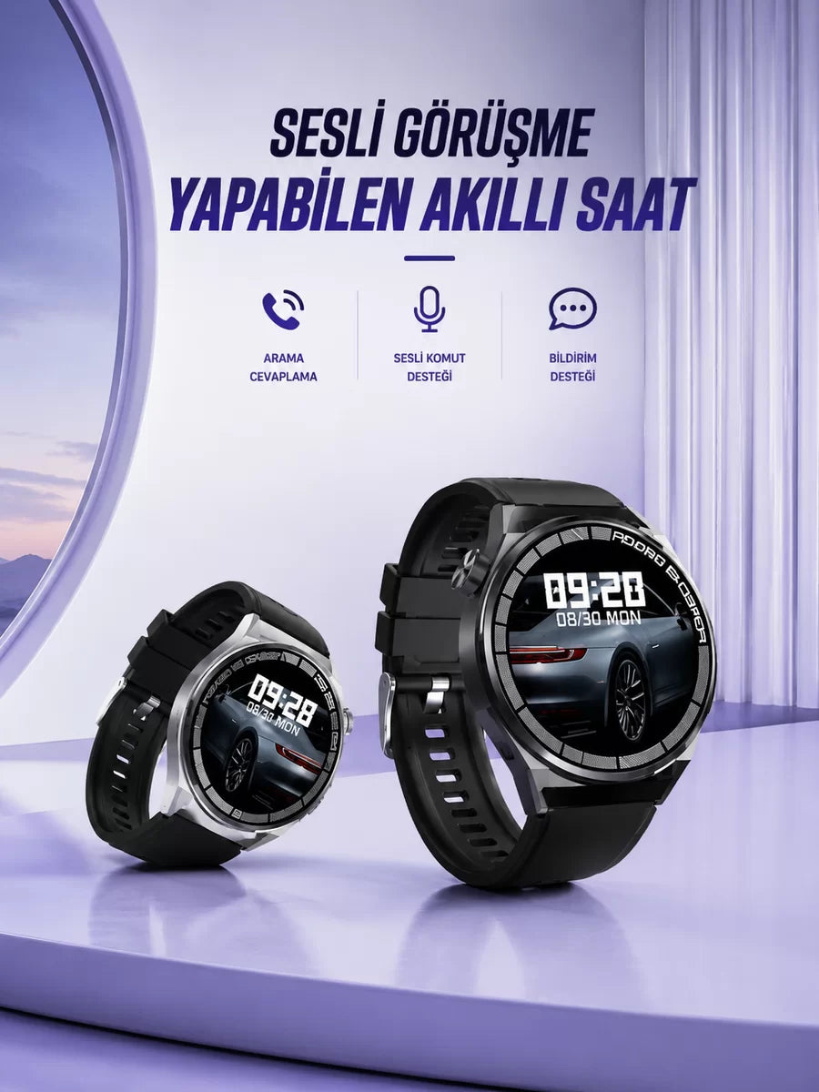 GT8 Akıllı Seslİ Görüşme Yapabilen Saat
