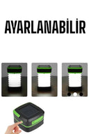 Güneş Enerjili Led Lamba Kamp Lambası Katlanabilir Lamba USB Şarjlı - 5