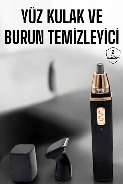 Seyahat Tipi Mini Taşınabilir Siyah Burun Kulak Yanak Kıl ve Tüy Temizleme Makinesi