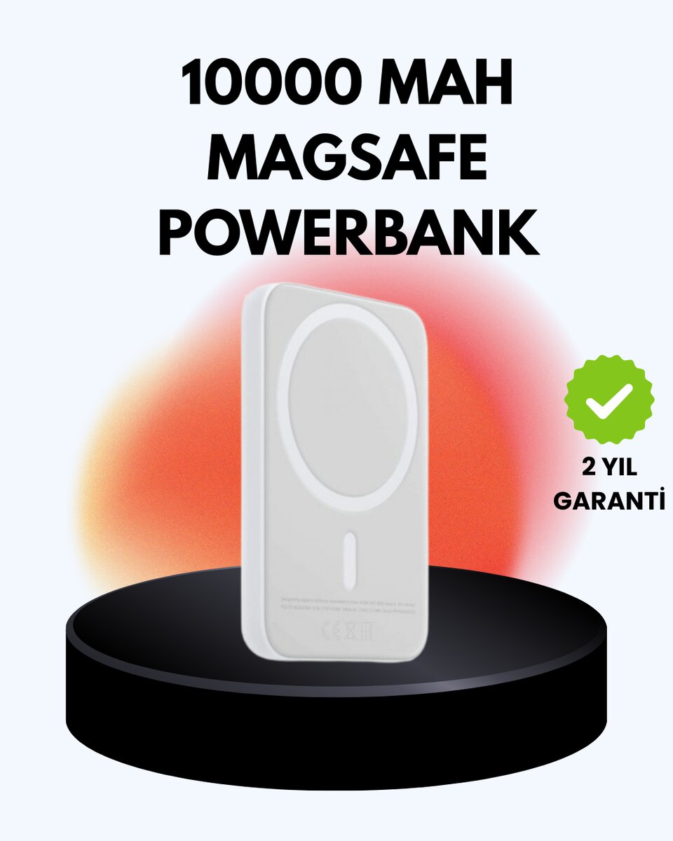 Ultra İnce Manyetik Powerbank – Hızlı Şarj Güçlü Tutuş 10000 mAh Kapasite