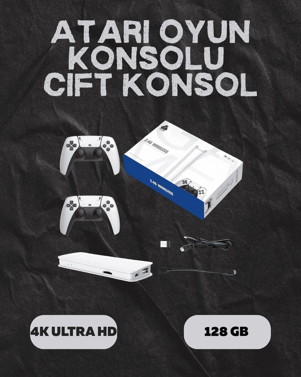 M15 Retro Konsol – 20.000 Oyunlu Çift Gamepadli 4K Hdmı