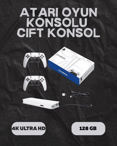 M15 Retro Konsol – 20.000 Oyunlu Çift Gamepadli 4K Hdmı