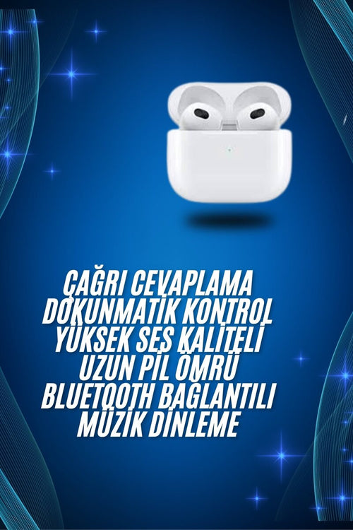 3.Nesil İOS Android Uyumlu Bluetooth 5.0 Beyaz Çağrı Cevaplama - görsel 2