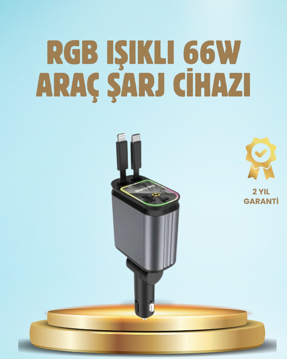 Toyota Honda Nissan Hyundai Araçlar için Çoklu Port Araç Şarj Cihazı