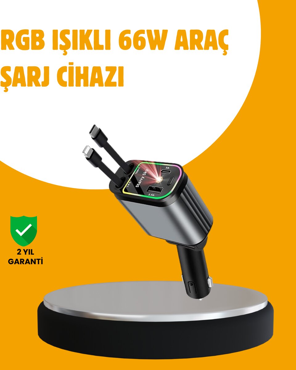 Kia Seat Mazda Mitsubishi Araçlar için Çok Fonksiyonlu Araç Şarj Adaptörü