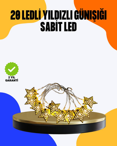 Yıldız Led Işık 5 Metre Dekoratif Aydınlatma Günışığı (Kopya)