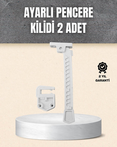 Kolay Montajlı Pencere Açılma Sınırlayıcı 2’li Set