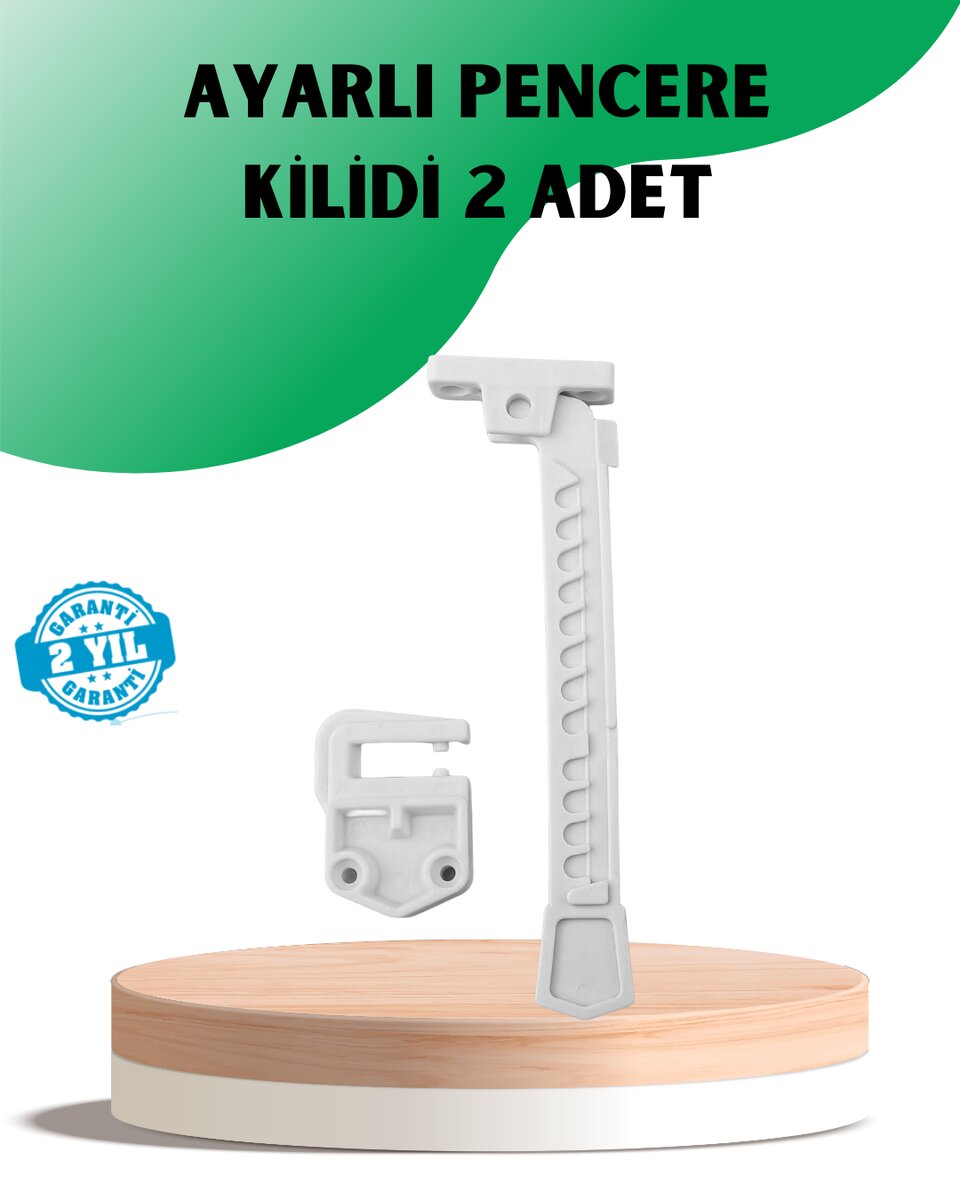 Emniyet Amaçlı Pencere Açılma Sınırlayıcı Aparat 2 Adet