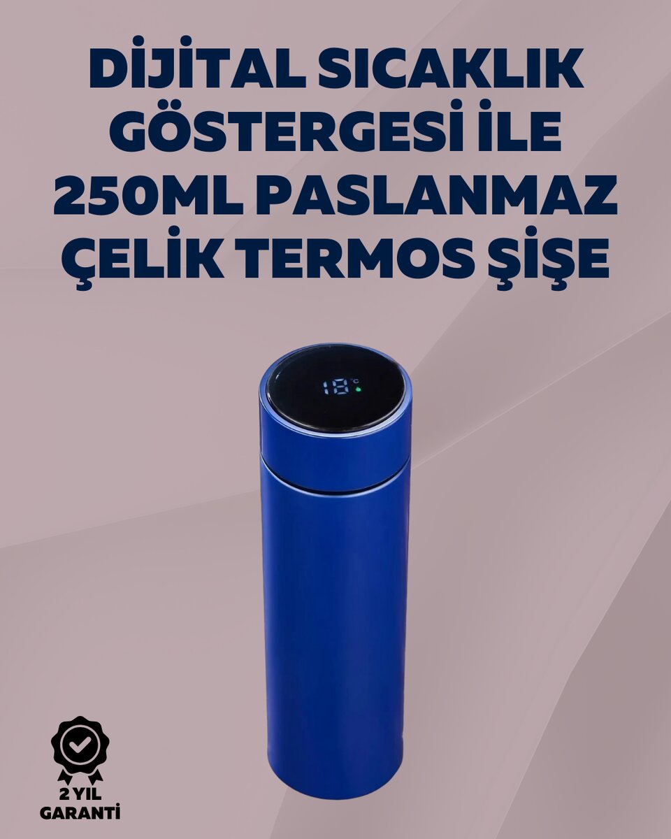 Yüksek Isı Korumasına Sahip Taşınabilir Çelik Termos