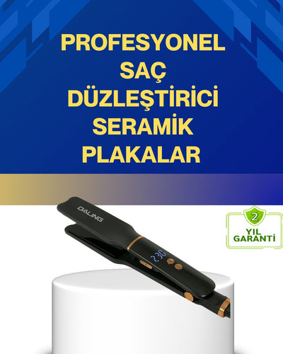 Seramik Plakalı Daling Saç Düzleştirici Kırılma ve Dolanma Önleyici
