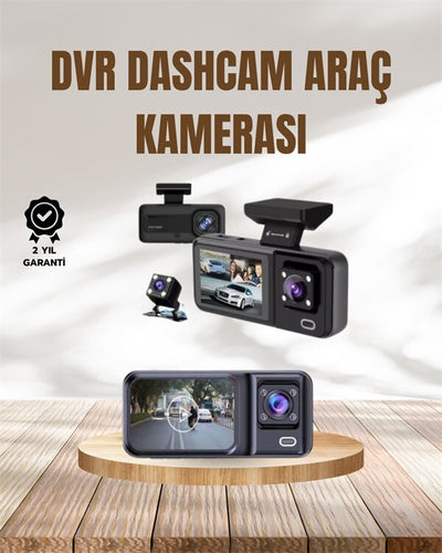 Wi-Fi Destekli Araç Kamerası: 2.7” Ekran 128GB Destek ve IR Gece Görüş