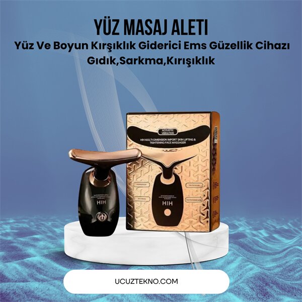 Yüz ve Boyun Masaj Aleti – Yunus Tasarım Kırışık Görünümü Giderici
