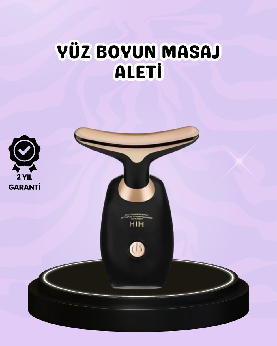 Kolajen Destekli Yüz Lifting Cihazı – Sessiz Titreşim Teknolojisi