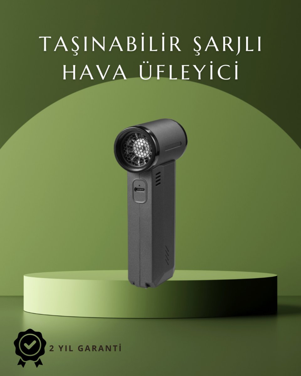 Araç İçi ve Ev İçin Güçlü Hava Üfleyici Toz Temizleme Makinesi