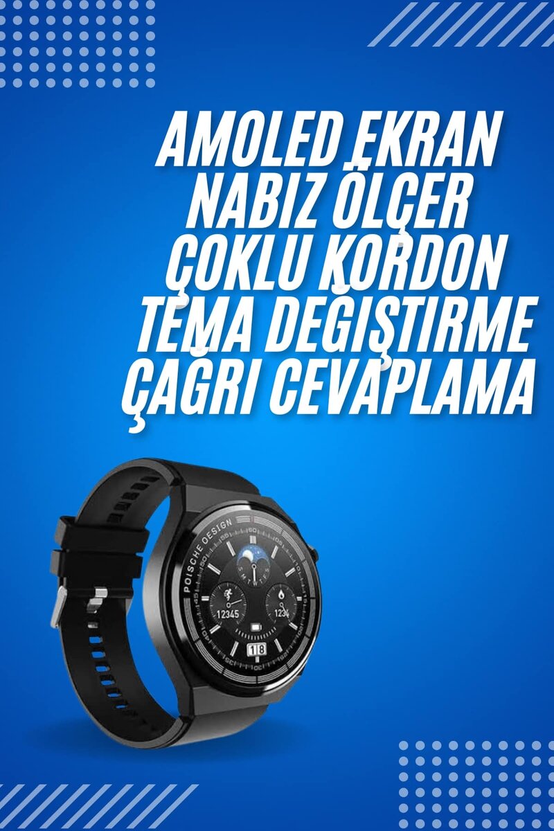 2025 Model Yeni Nesil GPS Uyumlu Uyku Takibi Ve Sağlık Takibi Spor Modları