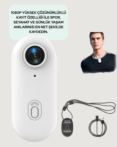 1080P WiFi Spor Kamerası Su Geçirmez Mini Aksiyon Kamera