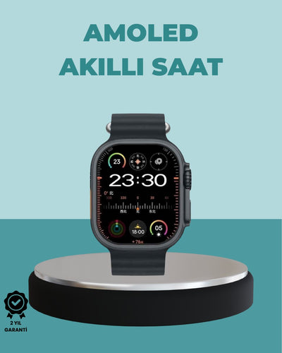 Amoled Akıllı Saat 49mm Bluetooth Arama Spor ve Sağlık