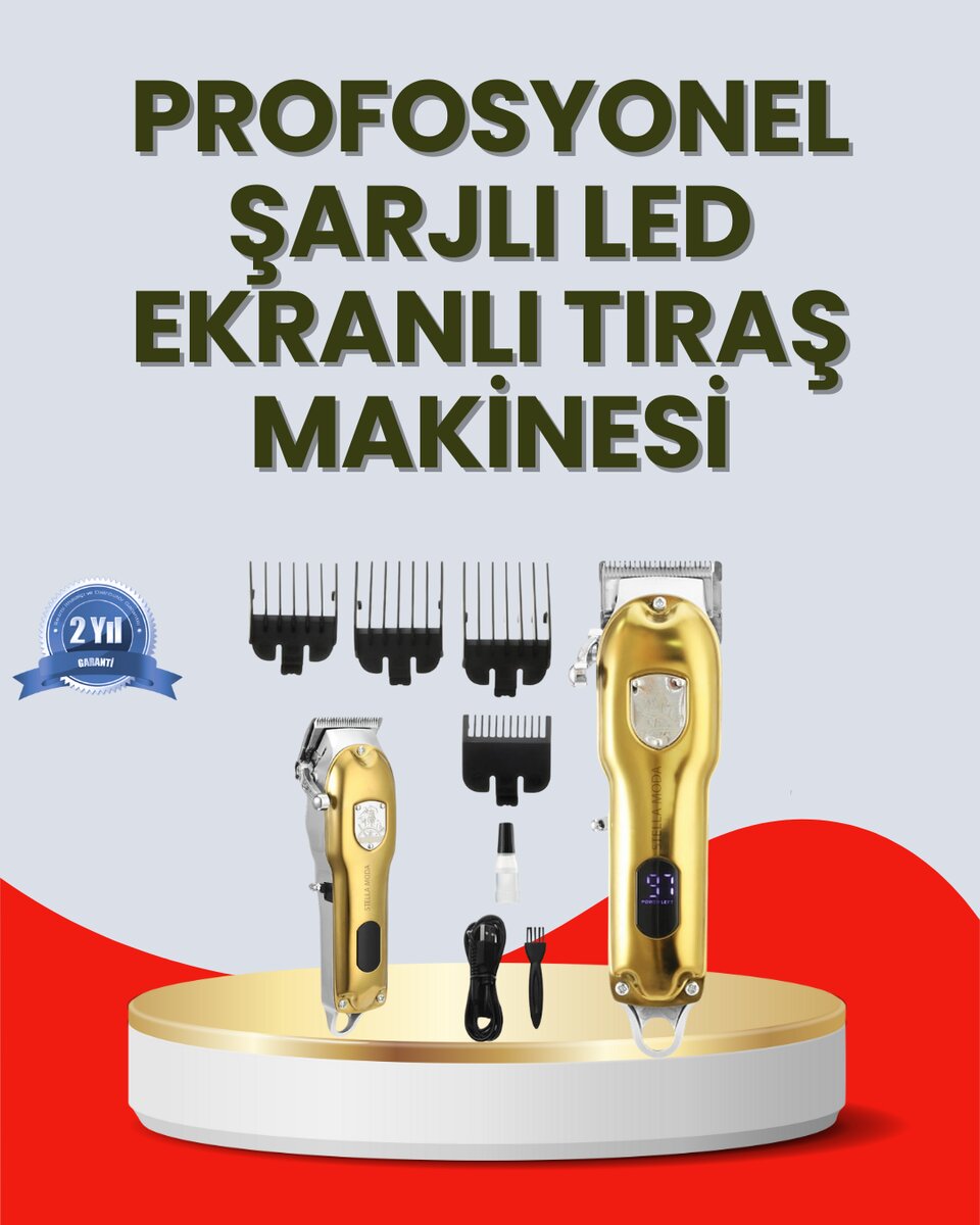Çok Fonksiyonlu Saç Sakal ve Vücut İçin Tıraş Makinesi