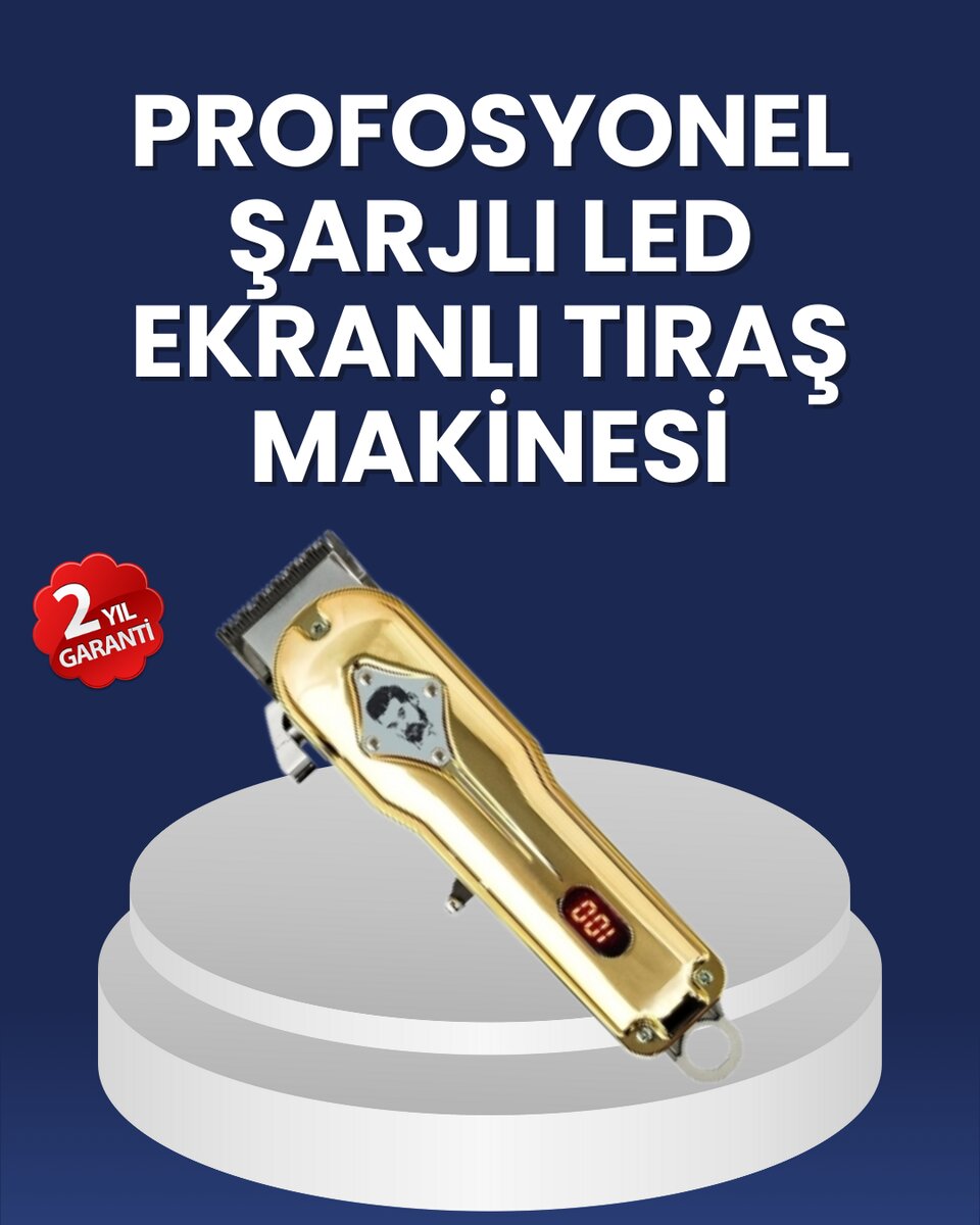 Ergonomik Tasarımlı Hafif ve Taşınabilir Profesyonel Tıraş Makinesi
