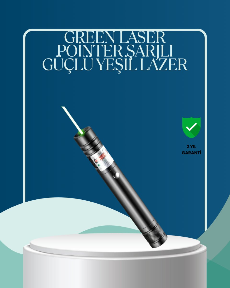 Profesyonel Kullanım İçin 5000mW Yeşil Lazer İşaretleyici