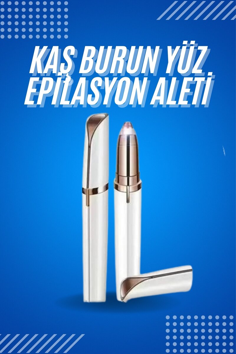 Yüz Epilatör Kıl Kaş Bıyık Tüy Alma Aleti Kaş Bıyık Alma Epilatörü