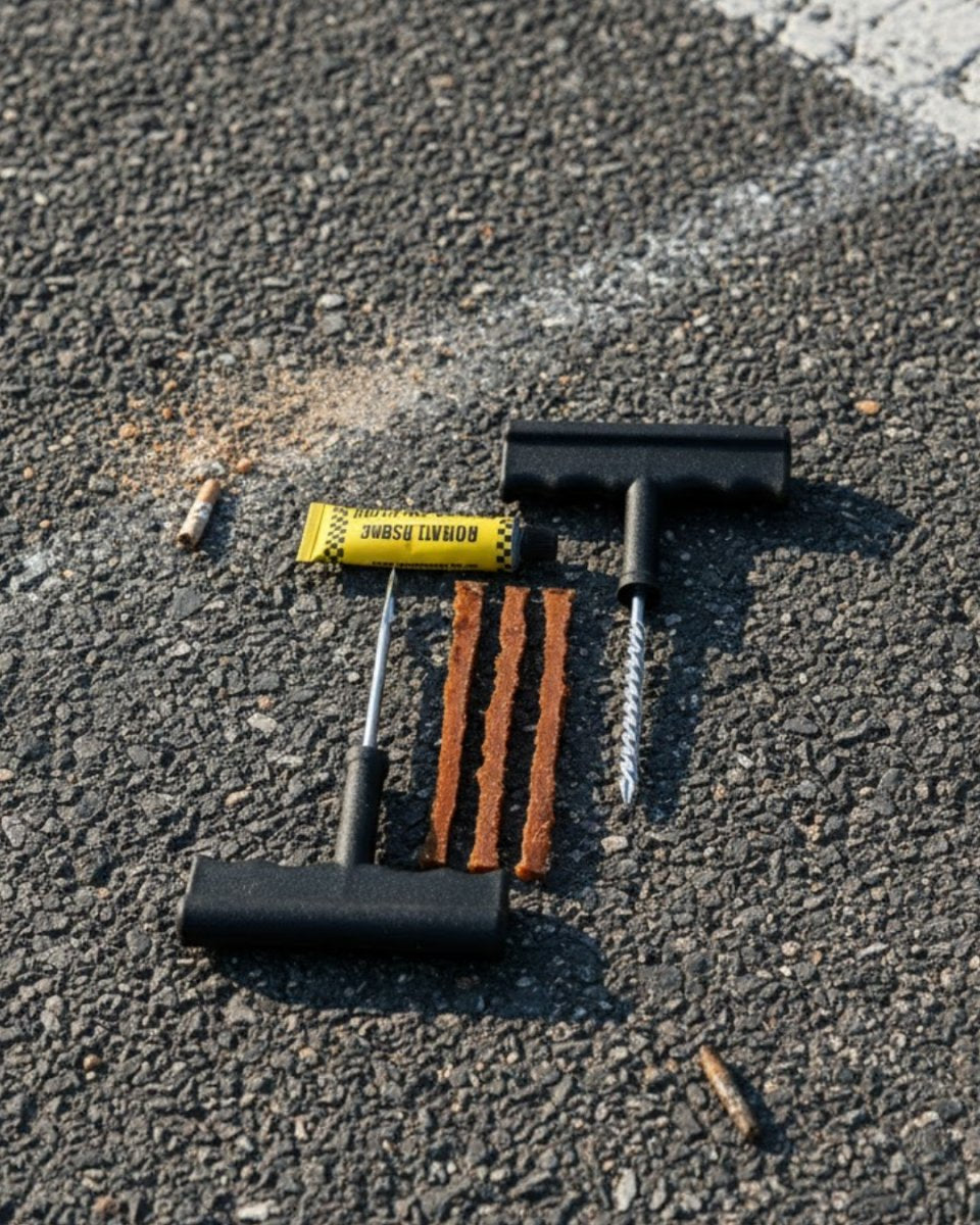 Otomobil Motosiklet Bisiklet İçin Güvenli Lastik Tamir Kiti