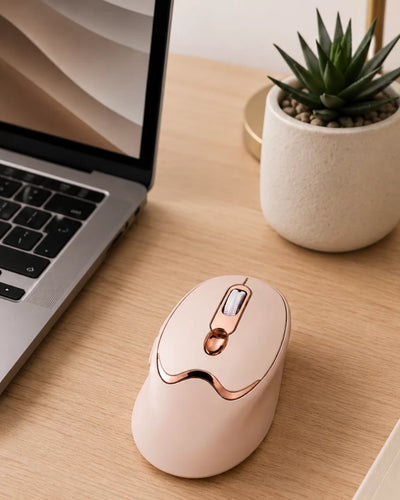 Ofis ve Laptop Kullanımına Uygun Şarjlı Wireless Mouse Sessiz Tuşlu