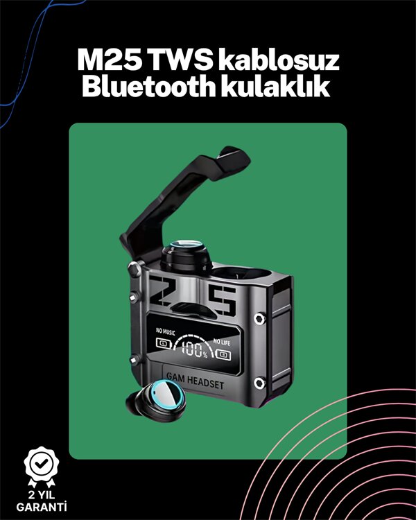 Kablosuz Kulak İçi Kulaklık | Gecikmesiz Oyun Modu | IOS ve Android Uyumlu