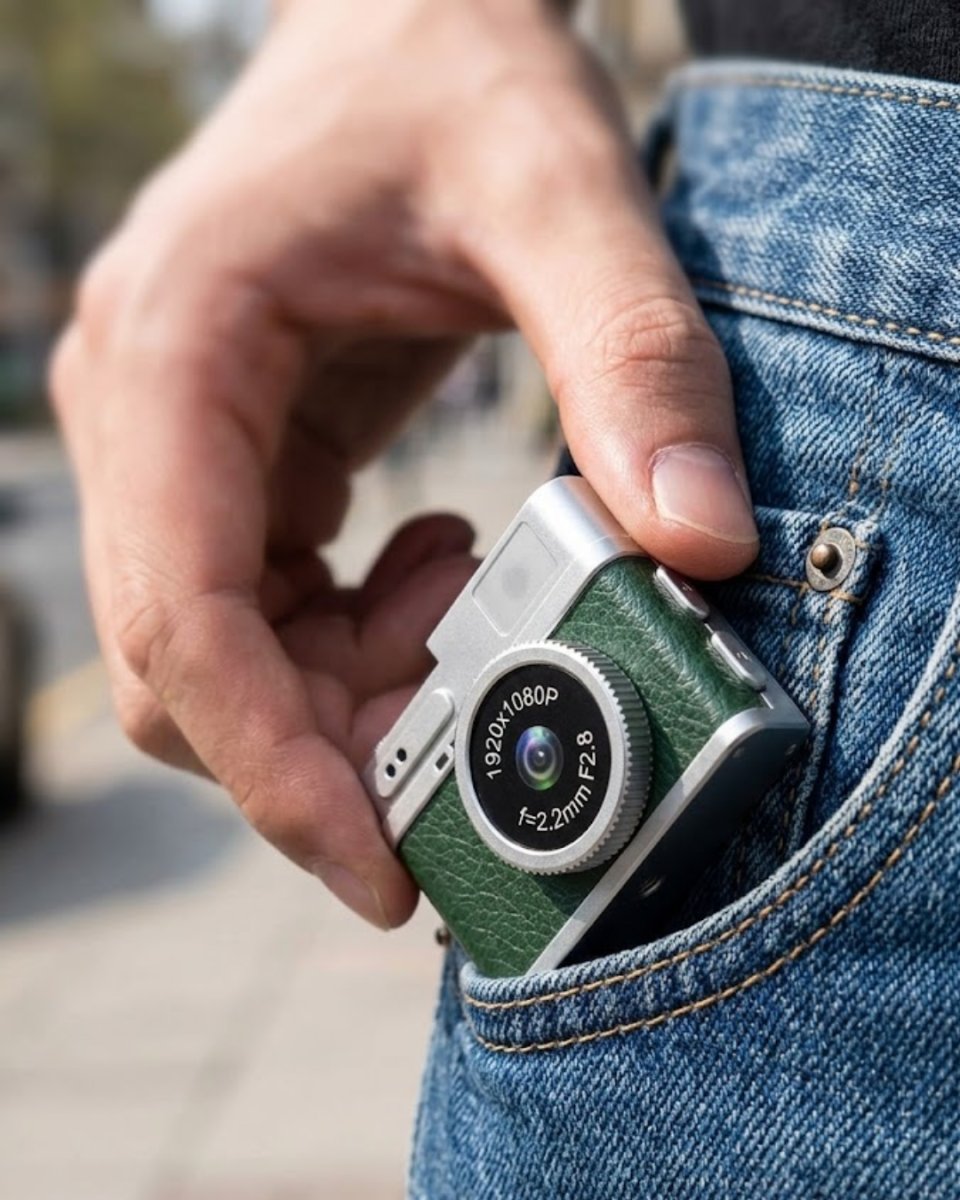 Ultra Mini Dijital Fotoğraf Makinesi 4K 1080P HD Video Çekim Cep Kamerası