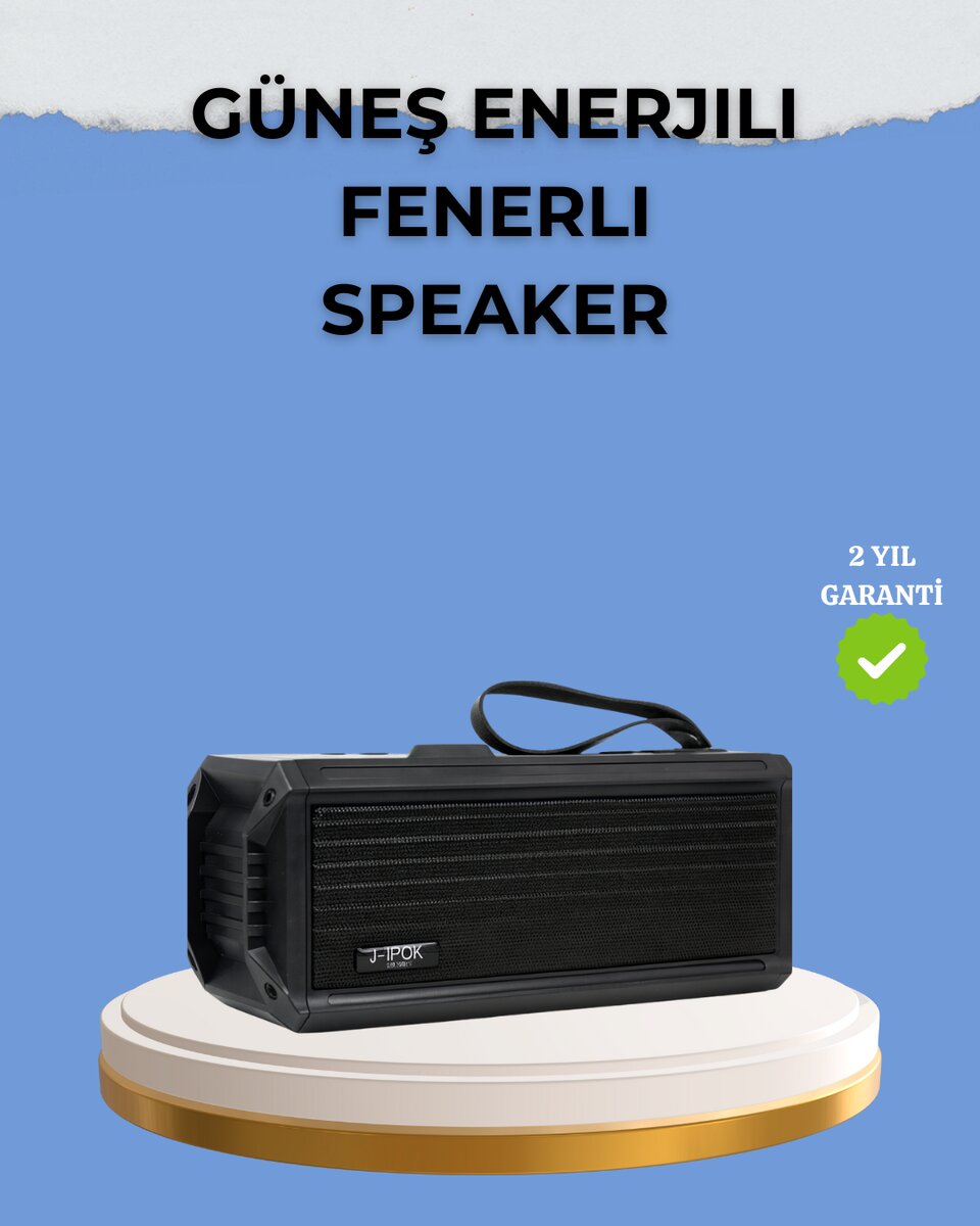 Kablosuz J-Ipox P520 Bluetooth Hoparlör Uzun Pil Ömrü ve Mikrofon