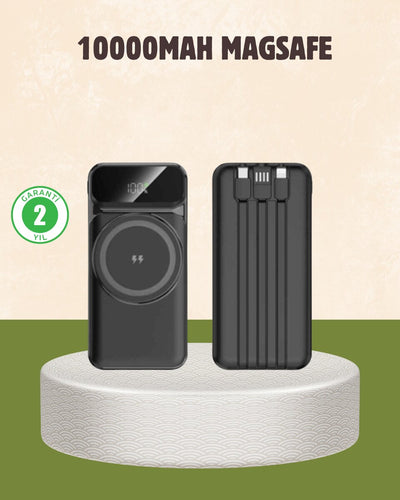 10000 mAh Kablosuz Powerbank – 15W Hızlı Şarj Type-C Çoklu Çıkışlı