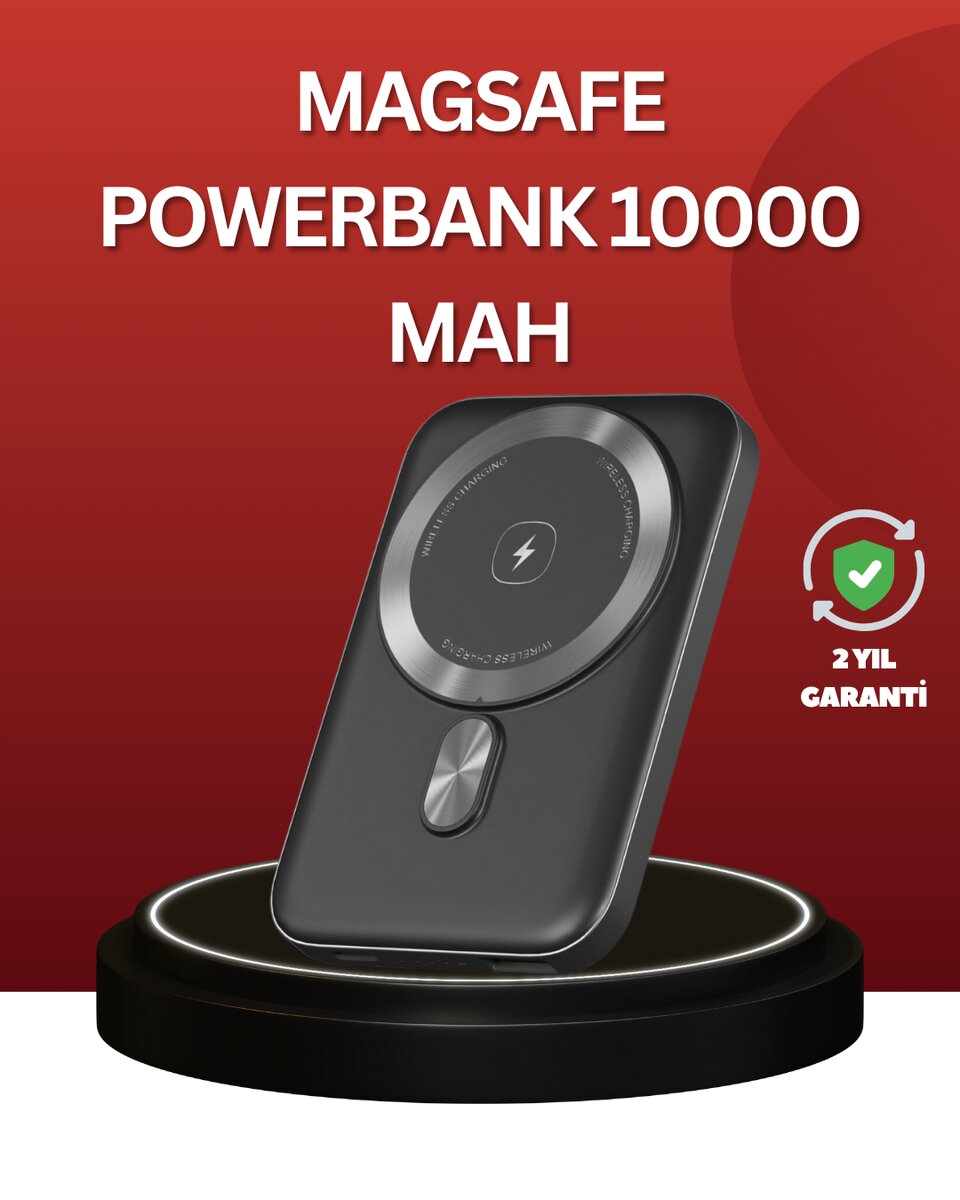 Kablosuz ve Kablolu Kullanım Sunan Taşınabilir Powerbank