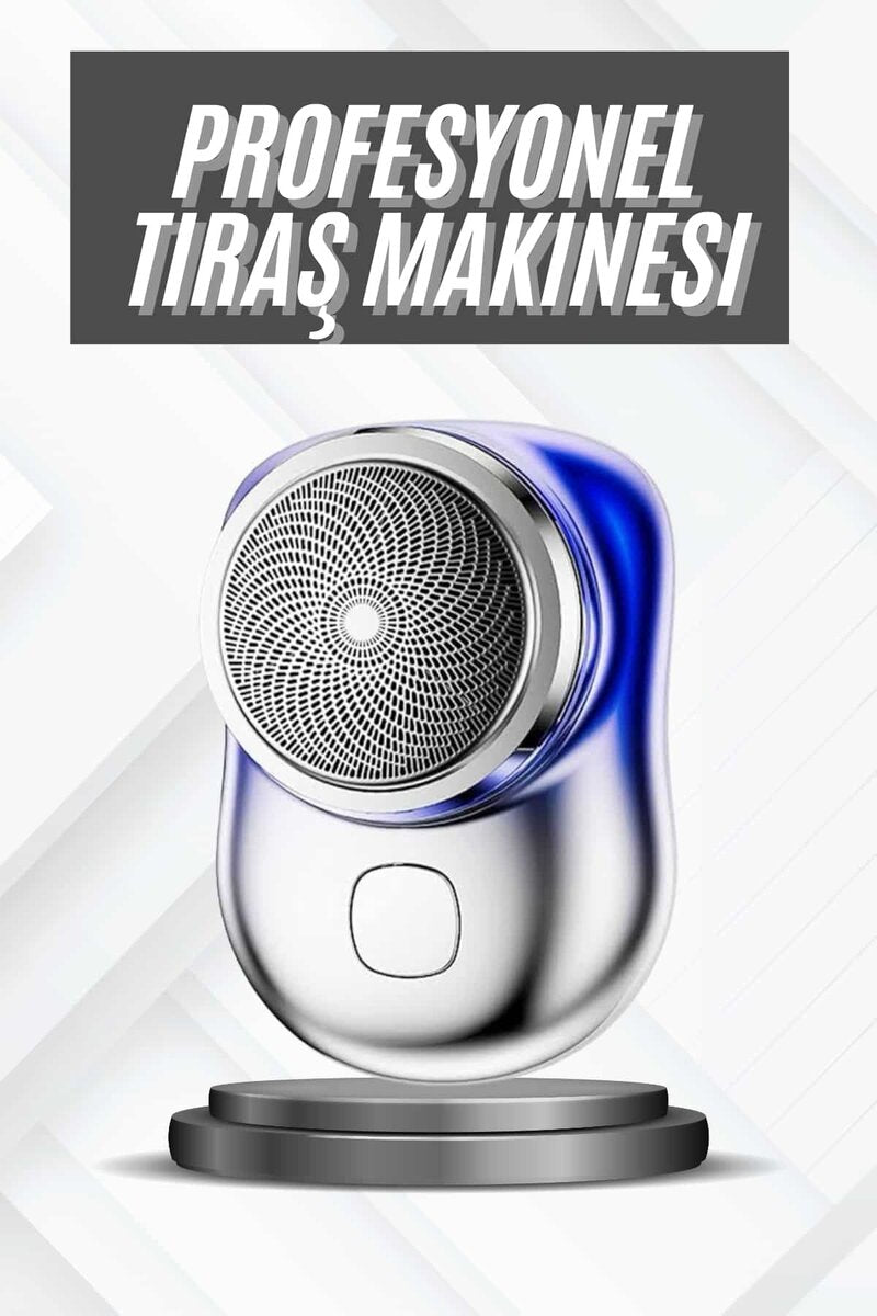 Elektrikli Mini Tıraş MakinesiTaşınabilir USB Şarjlı Kablosuz Tıraş Makinesi