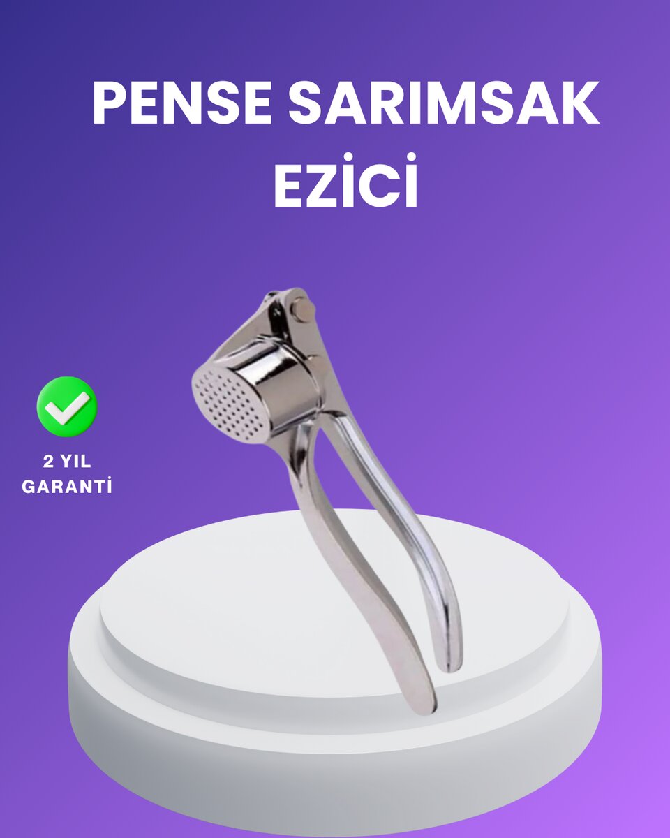 Sarımsak Presi Kolay Temizlik ve Yüksek Basınçlı Ezme