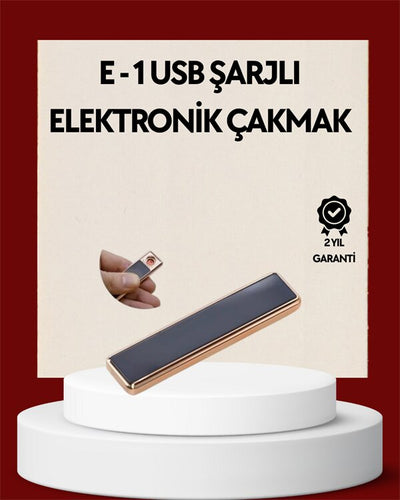 Plazma Ark Teknolojili Elektrikli Çakmak – Dokunmatik LED Göstergeli Şarj Edilebilir