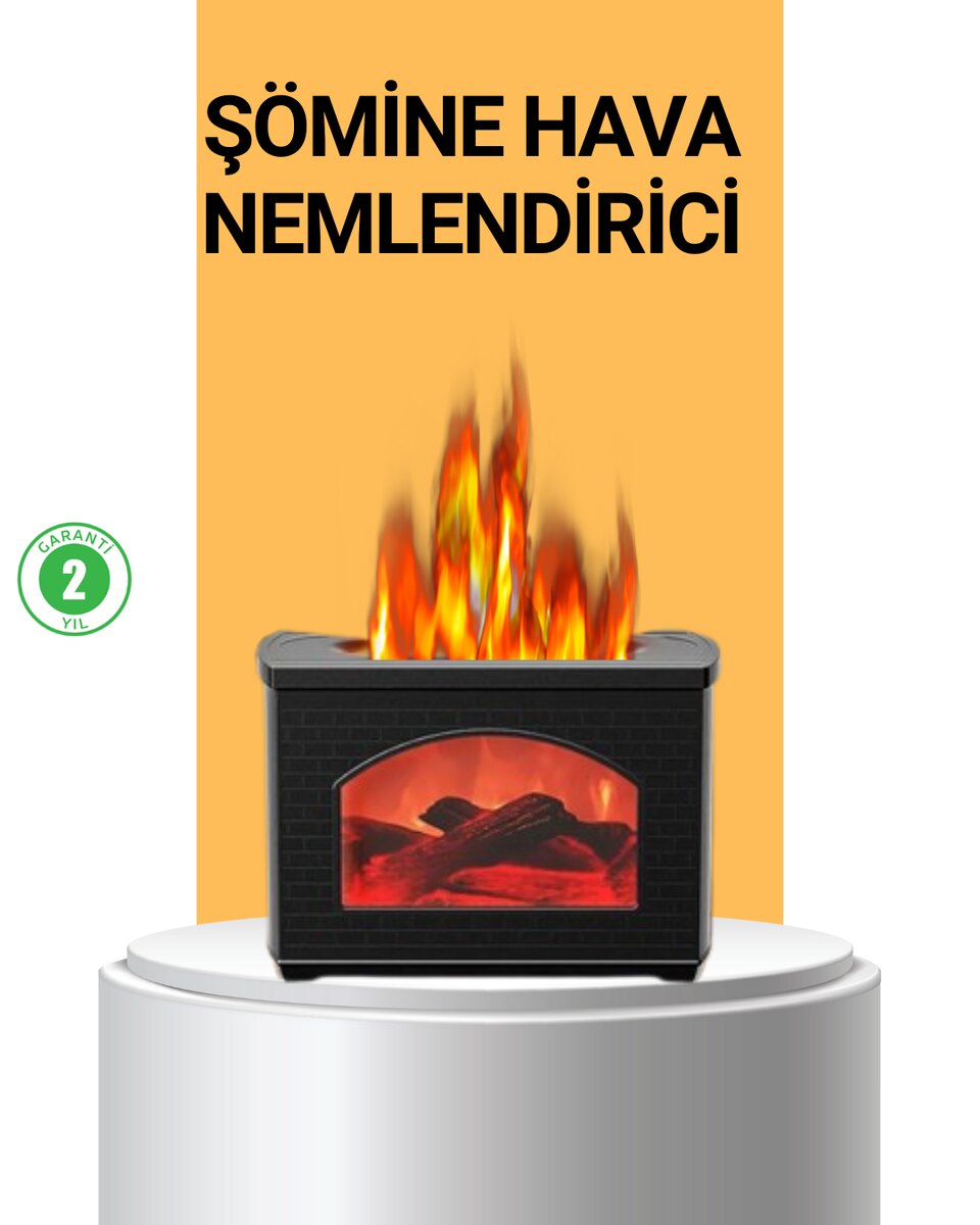 Aromaterapi Destekli Ultrasonik Nemlendirici USB Bağlantılı Sessiz Model