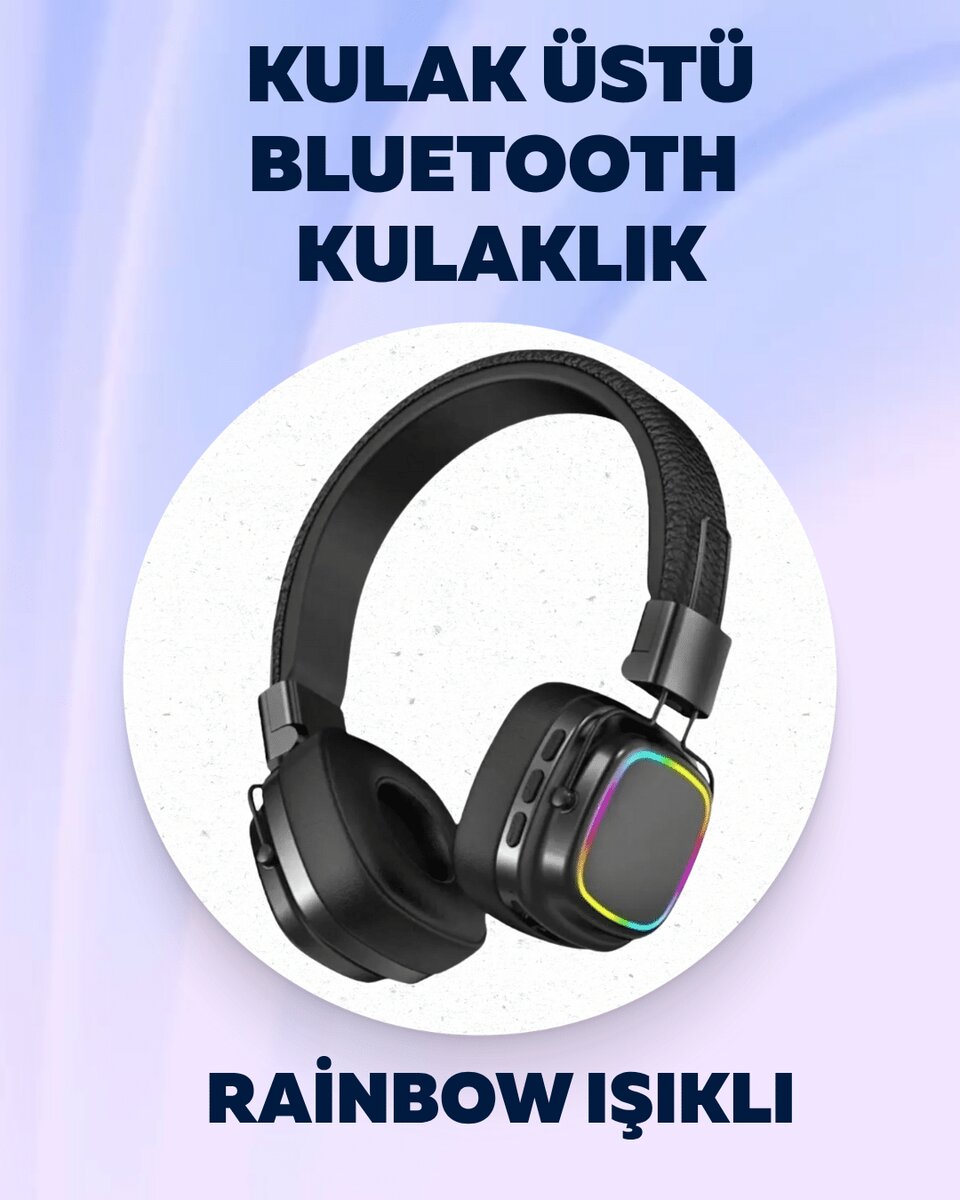 Yüksek Ses Kaliteli Kablosuz Kulak Üstü Kulaklık – BT 5.3